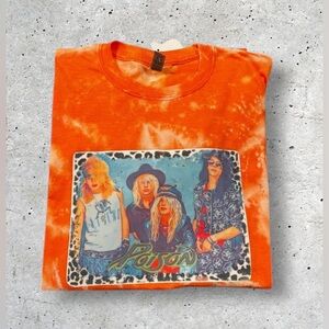 Poison Tie Dye Rock Tee Shirt